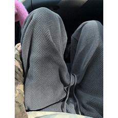 时尚重磅420g肌理感雪尼尔人字纹宽松休闲裤男K5779-特P45控88，男装休闲裤，电商A001-1