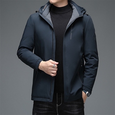 AN9809钱塘2020-2秋冬新款男士羽绒服商务休闲连帽外套P259，男装羽绒服，钱塘207-3