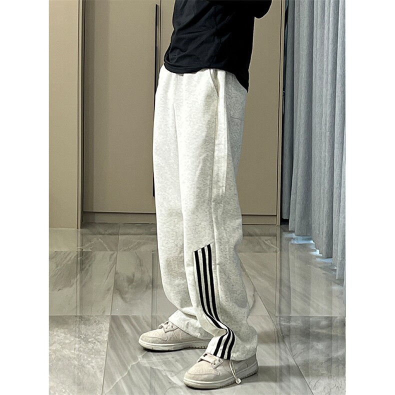 现货！春秋男士高品质华棉宽松条纹运动裤休闲裤K82-p45-控78,男装休闲裤,星座617B
