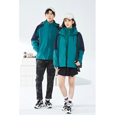 秋冬季冲锋衣连帽外套男女款防风三合一户外服SZ9805-P130，男装夹克，星座1105-3