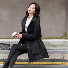 2020冬装新款显瘦时尚棉衣百搭保暖舒适棉服，女装棉衣/棉服，姿萝菲