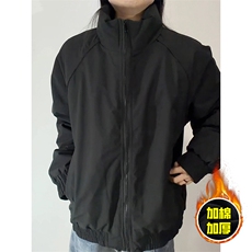 现货美式高街休闲棉衣夹克三防立领纯色户外工装加厚棉服外套，男装夹克，电商A486