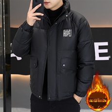 冬季加厚棉衣男休闲时尚立领刺绣棉衣潮流棉服外套M927-P110，男装棉衣，星座310B-3
