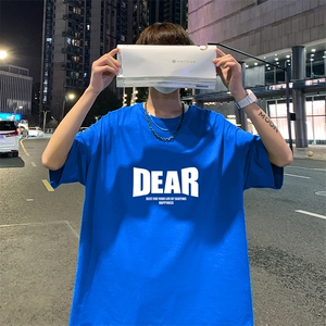 22潮新款港风男士休闲百搭印花青少年短袖圆领T恤1210-2-6605-P15图片