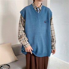 韩版潮青少年坎肩2023秋冬新款马甲男休闲时尚A161-2-MJ2211-P45，男装背心/马甲，电商A161-2