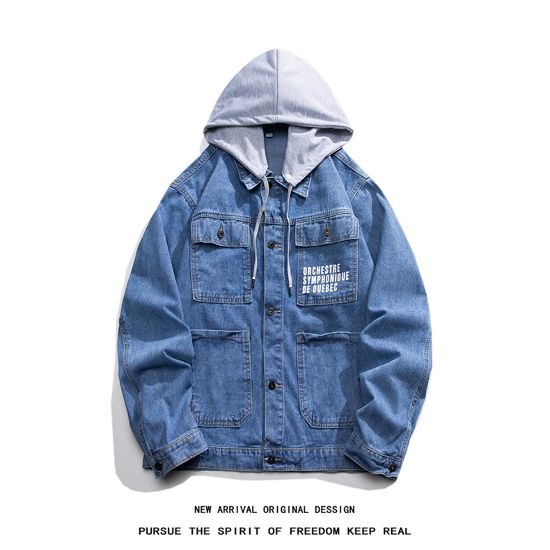 JK3001-p85M-5X白底ins牛仔夹克绣花破洞大码男日系CITYBOY,男装夹克,星座103A