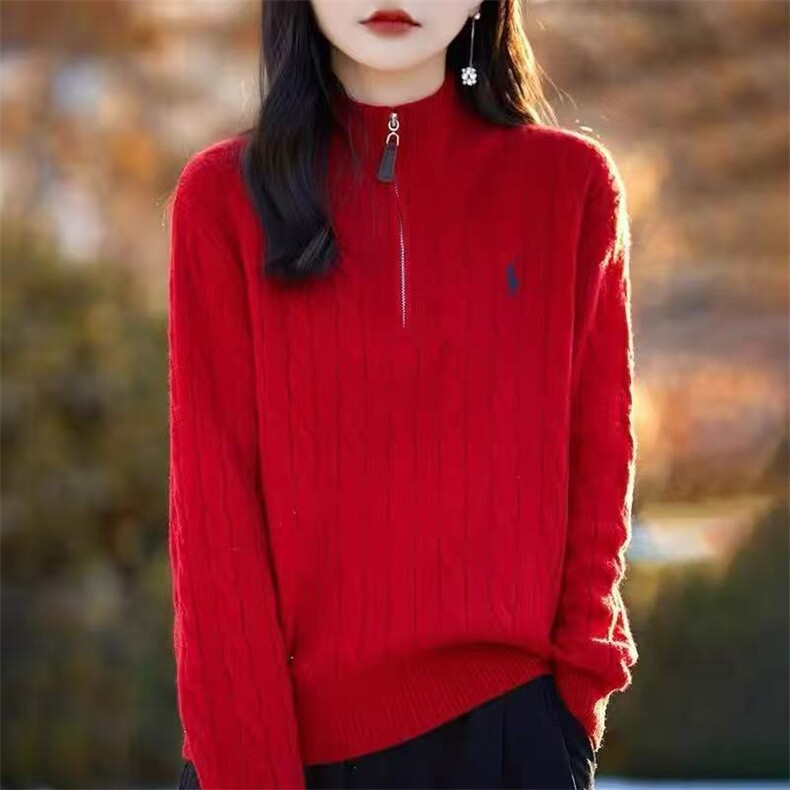 针织开衫女秋冬坑条加厚外套小个子羊毛衫，女装针织衫/毛衣，暖姿羊绒