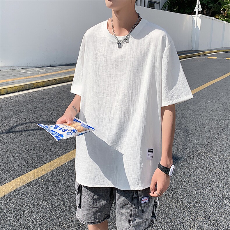 夏季新款港风印花T恤时尚百搭冰丝圆领T恤BS3102-P32,男装T恤,星座717