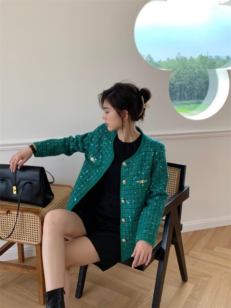 定制亮片面料小香，其它，深度