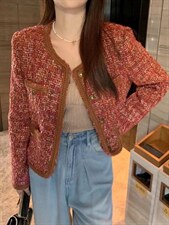 2022新款韩范气质小香风外套，其它，L·H·X