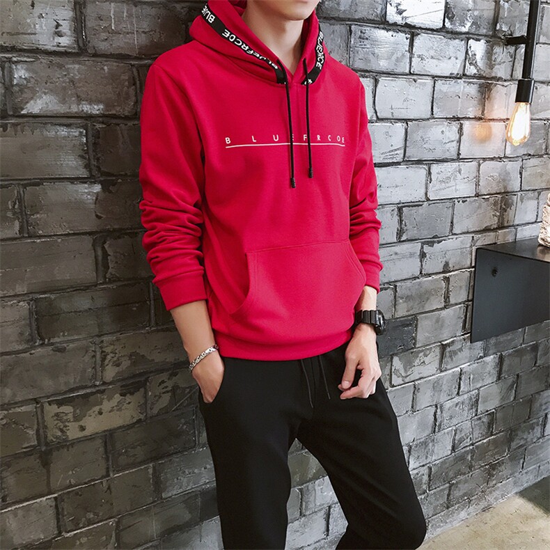 运动套装男秋休闲卫衣外套两件套跑步服装男士运动服DS157T,男装卫衣,电商A102