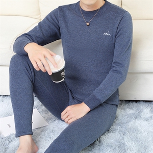 保暖内衣男士秋衣秋裤加绒加厚特厚中老年防寒套装TZ8003-P80图片