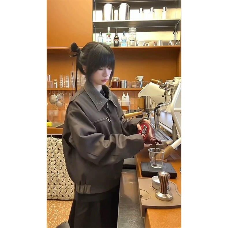 现货自制千鸟格内哈灵顿夹克领口刺绣,男装夹克,星座910A