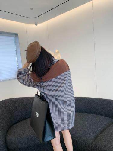 早秋款衬衫裙假两件，女装衬衫，爱娜.悦儿