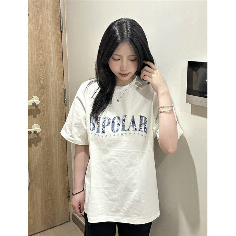 【有货】BK931CC-特P33无限循环碎花贴布短袖T恤男女,男装T恤,星座1007（原301D）