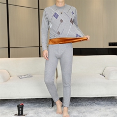 秋冬保暖内衣男士半高领秋衣秋裤休闲保暖套装310B-3-TZ5008-P60，男装休闲套装，星座310B-3