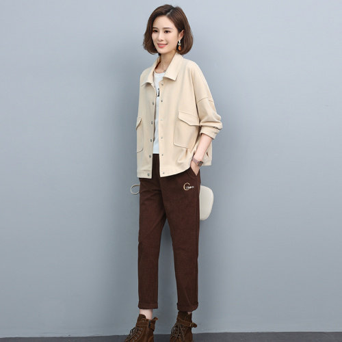 春装套装女宽松显瘦2022年新款潮韩版休闲百搭卫衣两件套装裤子棉,女装卫衣/绒衫,独衣靓