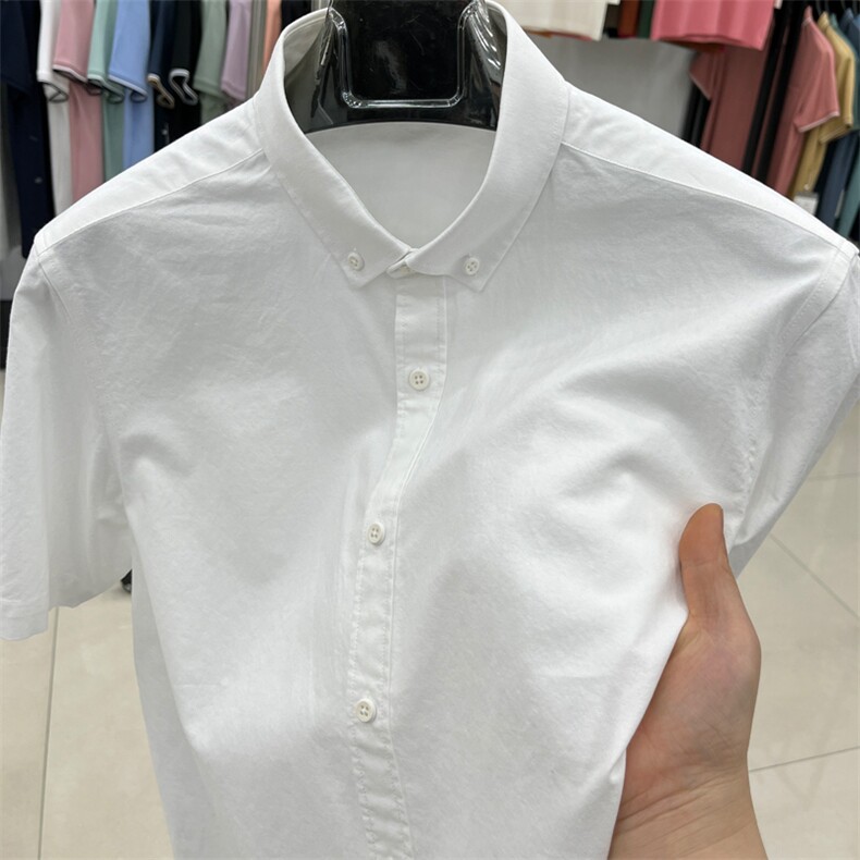 BJ2477牛津纺纯棉男士商务休闲衬衫数据好主推大货长期款,男装衬衫,钱塘207-1