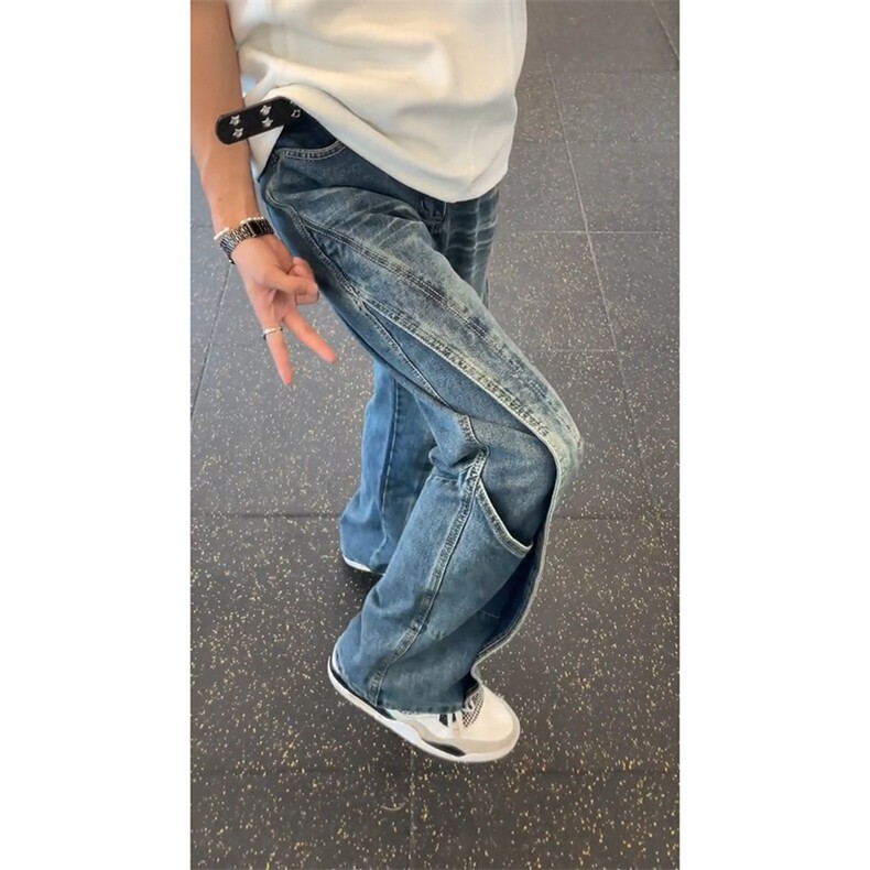结构时尚牛仔裤男长裤A139-P47,男装牛仔裤,电商D312
