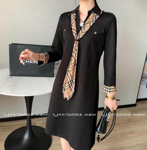 简约大方连衣裙，女装连衣裙，莲佳妮