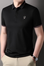 QLM18223男士2024年夏季新款百搭T恤男短袖商务休闲体恤男装，男装T恤，电商B360