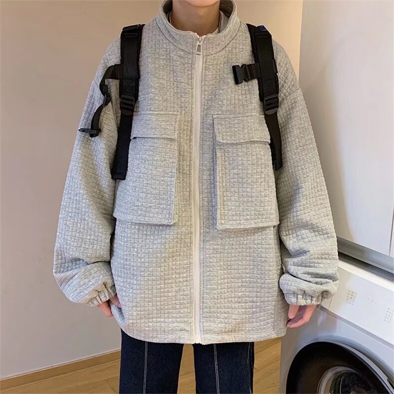 潮流夹克潮男春季大口袋外套夹克JW142P55图片