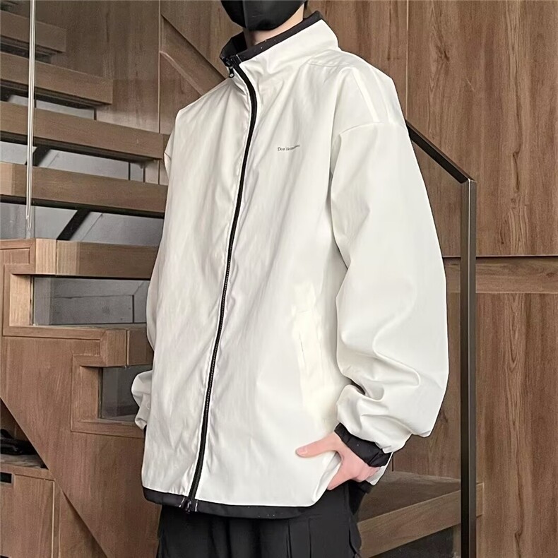 春秋新款两面穿休闲男外套宽松运动痞帅男装时尚夹克GAA69P58，男装夹克，星座1013-5