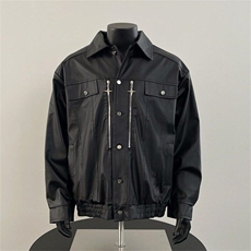 【有货】JK921LL-特P78cleanfit美式皮衣外套高级感机车服夹克，男装夹克，星座1007（原301D）