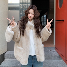 现货新款水貂毛皮毛一体软糯环保绿色皮草配包包p215-k328，女装羊羔毛/颗粒绒，SL