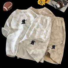 量大图低自动【有货】短袖套装C403A-TZT25386-P55，男装休闲套装，电商C403A