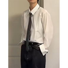 永生花刺绣衬衫男小众设计高级感长袖上衣CA6712，男装衬衫，星座1116A（原606A-3）
