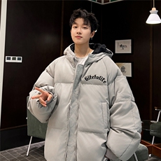 棉袄厚外套港风日系棉衣纯色棉服大码面包服1016-1M01P90K118，男装棉衣，星座1016-1（原电商B408-1）