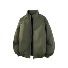 现货3W双拉链棉服男美式穿搭复古工装棉衣加厚保暖25XM88269特P65，男装棉衣，电商A042