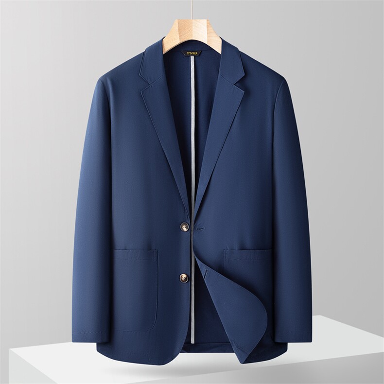 冰丝防晒西服男士夏季超薄透气轻薄款高端商务休闲小西装无痕单西，男装西服，星座505-2（原电商A260-1)