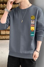 跑量卫衣男22秋季打底上衣潮流韩版宽松T恤时尚百搭长袖W100，男装卫衣，星座815-2