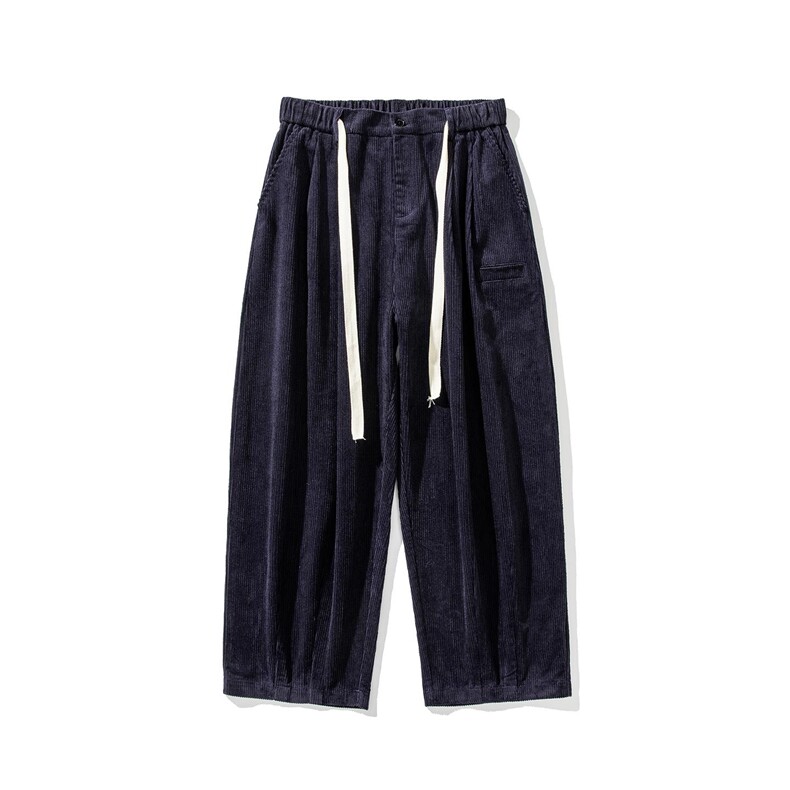 白底平铺秋冬大码日系风复古纯棉灯芯绒休闲工装裤K318/P80,男装工装外套,钱塘713