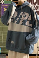 280斤可穿连帽卫衣男2023秋季新款港风加大码宽松休闲胖子上衣潮图片