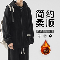 重磅条绒美式加厚宽松舒适百搭卫衣男款套装-KW808加绒特批151，男装休闲套装，星座718