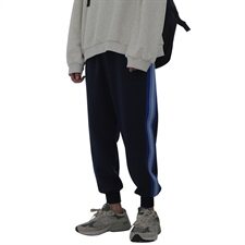 秋季新款运动裤男宽松针织裤潮流束脚卫裤休闲裤202-7-G，男装休闲裤，星座1302