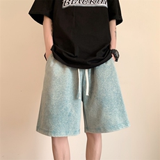 2026夏季重磅美式高街潮牌男水洗短裤XD22906-P40，男装牛仔裤，电商A042