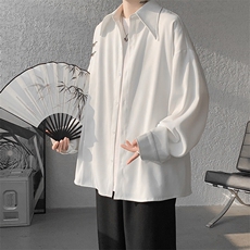 【已下大货】CS7110-P58控78大码新中式风重磅长袖衬衫，男装衬衫，电商D232