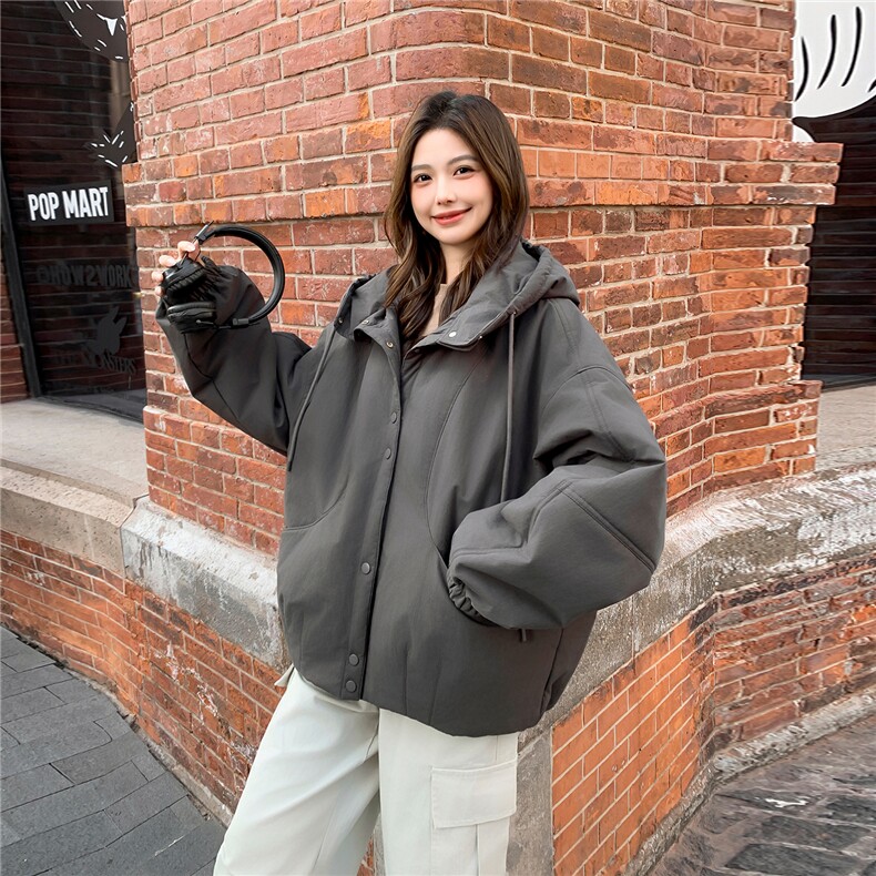 2025冬装新款简约时尚棉服205-H055-P215-K329,女装棉衣/棉服,浙宝205