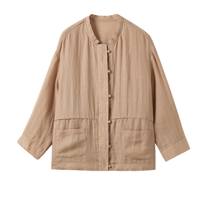 2026年夏季女宽松长袖,女装衬衫,江南依恋