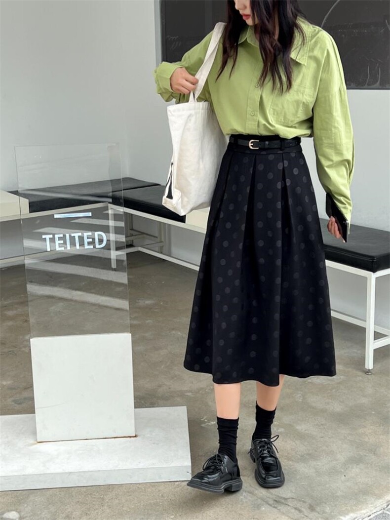 秋季印花百褶裙，其它，昕叶良品