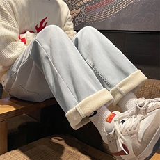 浅蓝色加绒
