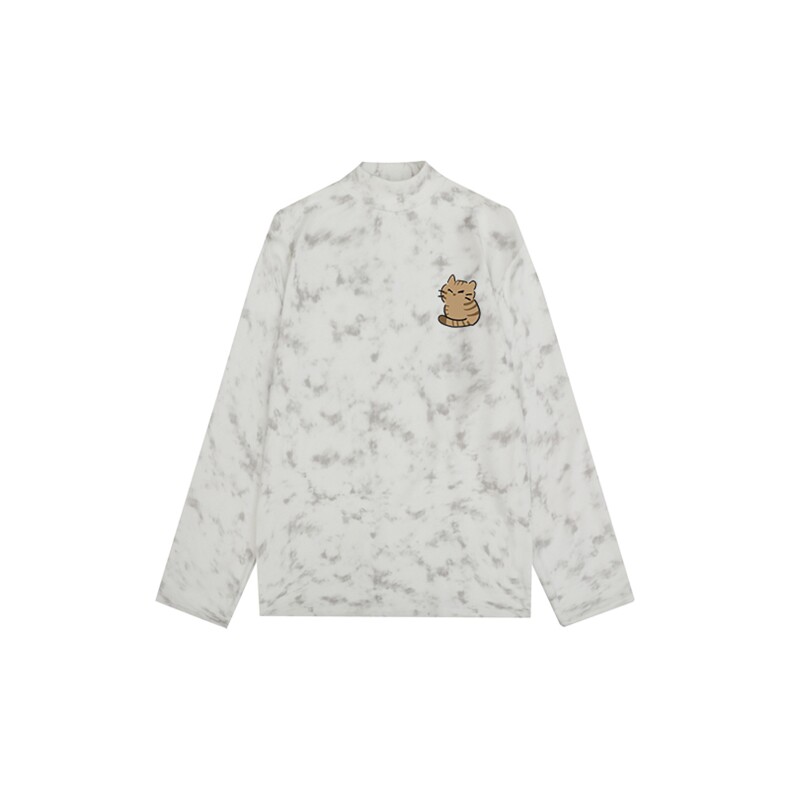 260克重磅扎染德绒半高领打底衫【有货】HD019-DR25440RB-P25图片