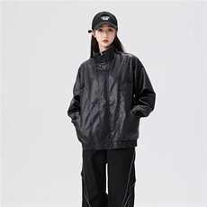 皮衣男韩版潮流痞子帅气高街2024春秋新款ins宽松外套PY715-P100，男装夹克，电商A128