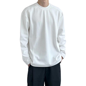 抖音得物品质美式高街重磅曼巴棉结构硬阔boxy版潮牌卫衣长袖T恤图片
