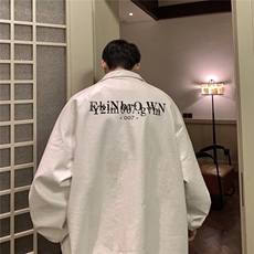 港风皮夹克男中性休闲宽松潮流皮衣男夹克男士外套JK7570P85控128，男装夹克，星座226-1