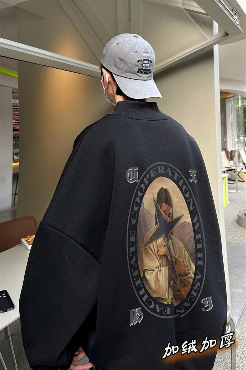 男装加绒加厚高领卫衣B239-G52-P48,男装卫衣,星座514-2(原B239)